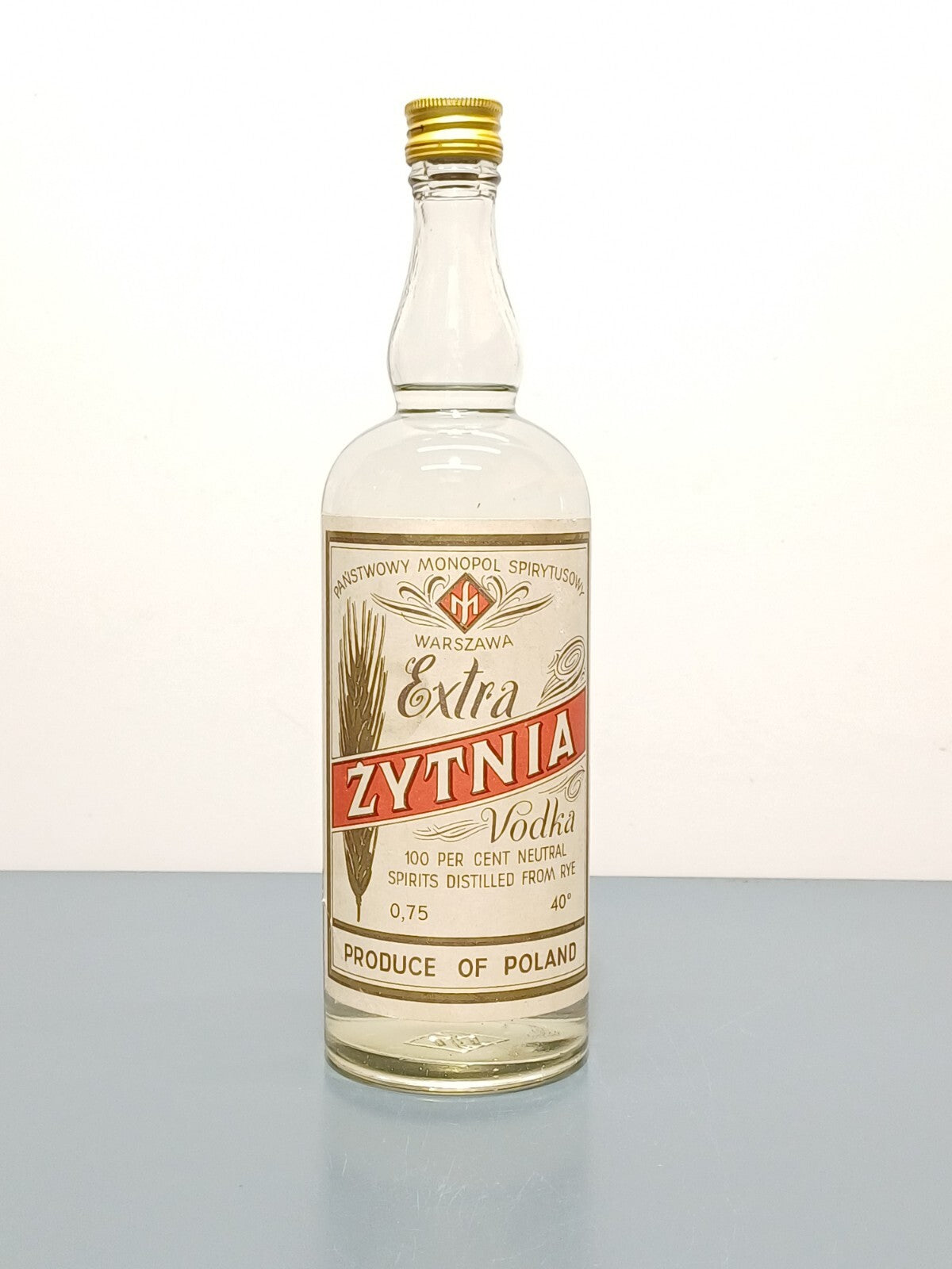 Vodka 1970 Polmos Zytnia Rey Extra bott.75 cl