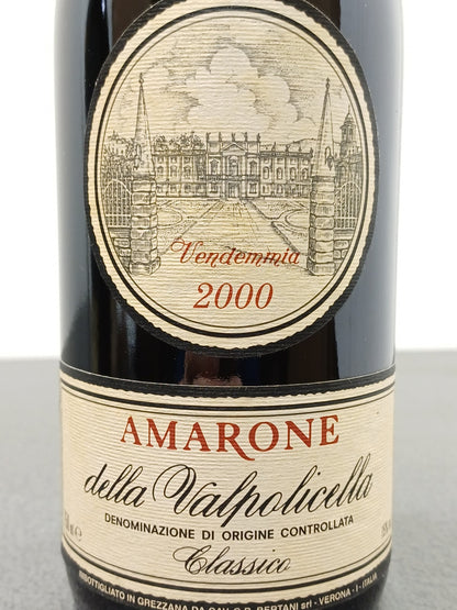 Amarone Bertani 2000 Amarone  della Valpolicella Classico bott..75 Cl 15%