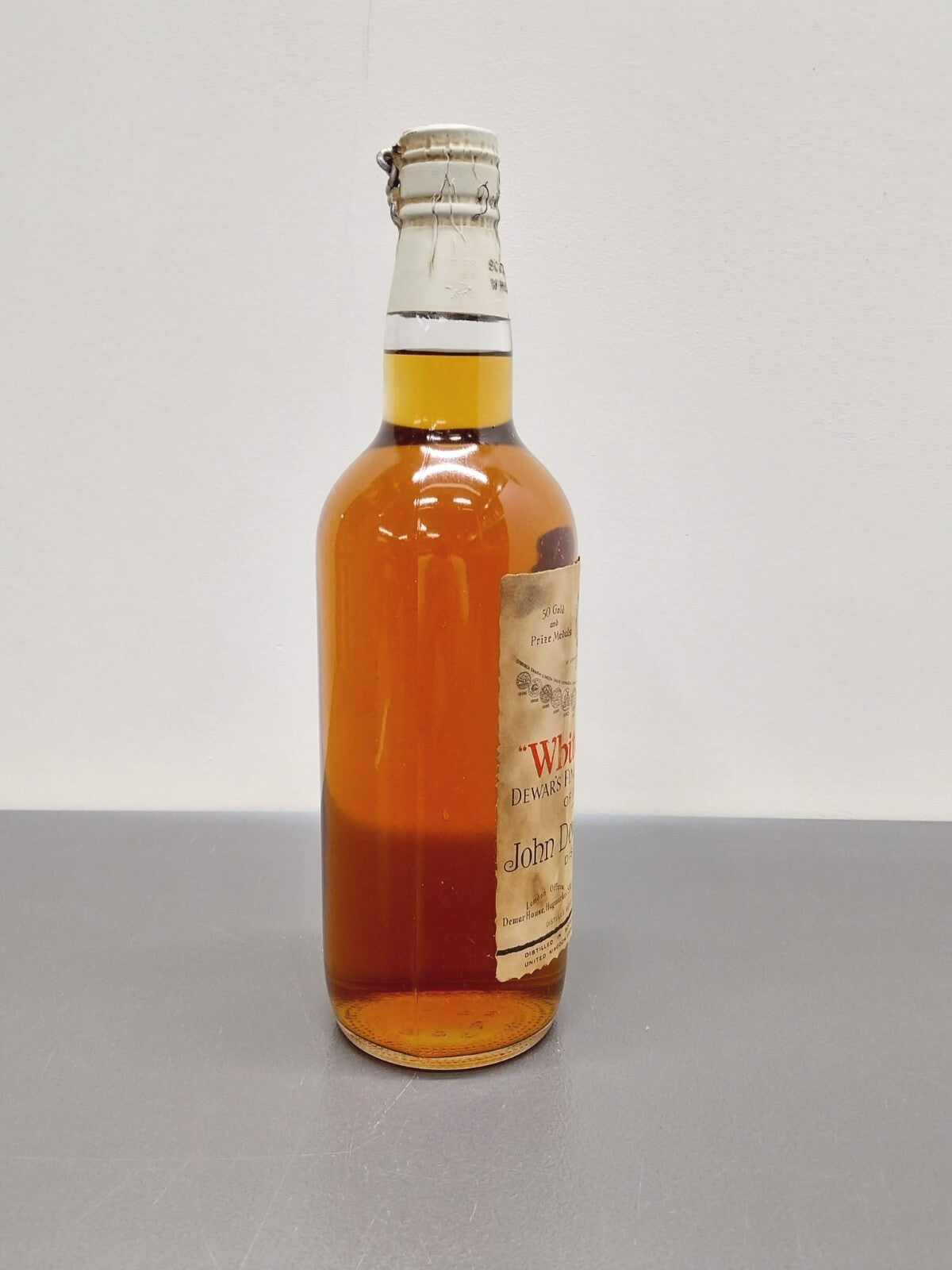 Whisky John Dewar&Sons 1950s White Label Perth bott.75 cl 40%