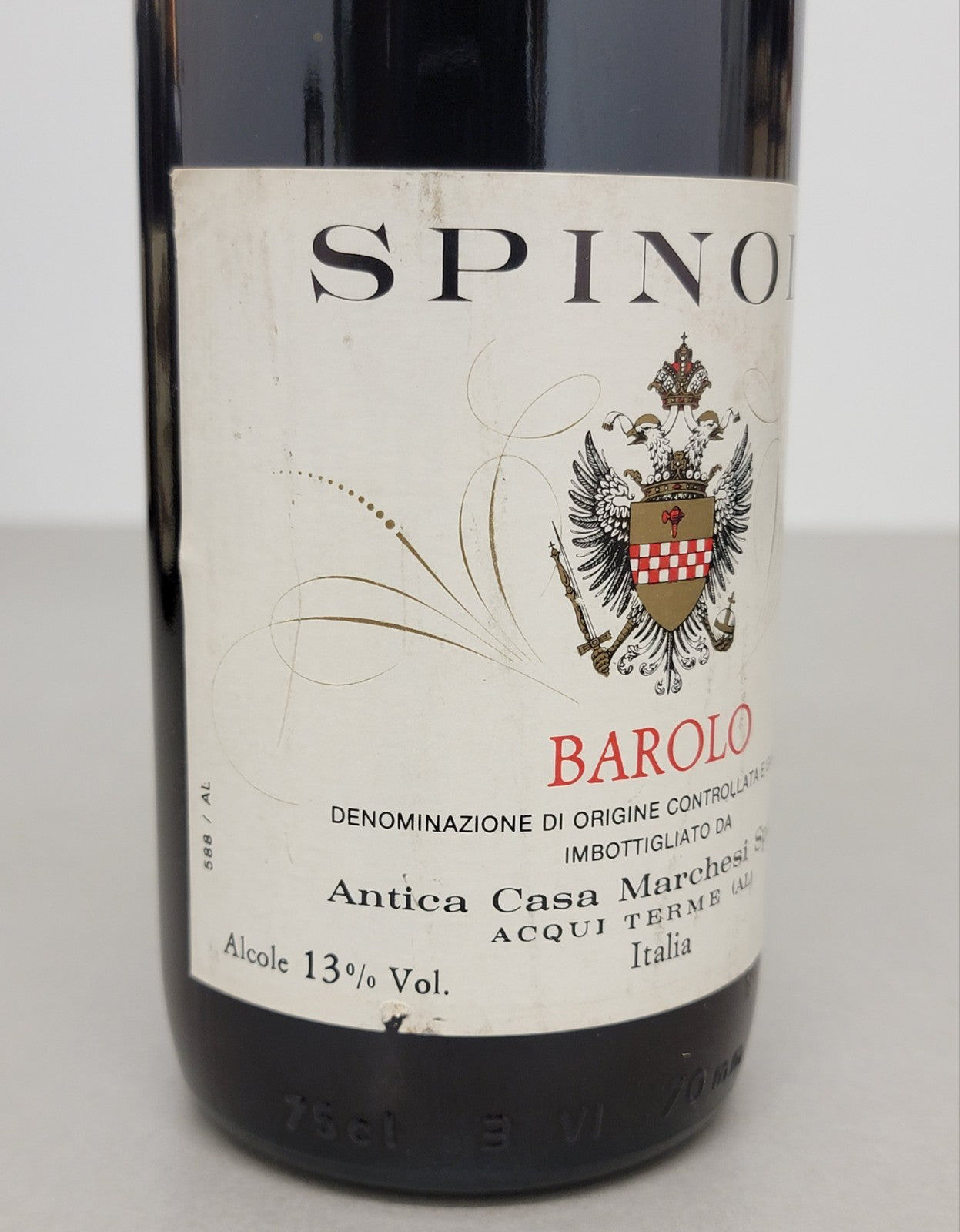 Barolo Marchesi Spinola 1983 Antica Casa Fratelli Spinola bott.75 cl 13%