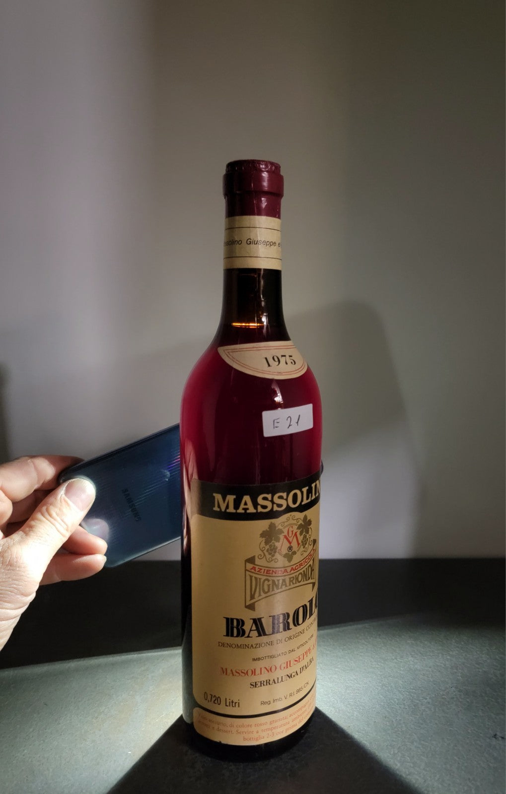 Barolo Massolino 1975 Serralunga D'alba bott.72 cl 13%