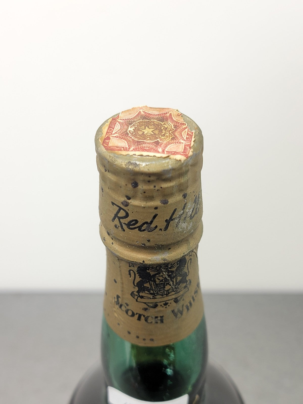 Whisky Red Hill Gold Label 1950s Fine Old Scotch Whisky bott.75 cl 43%
