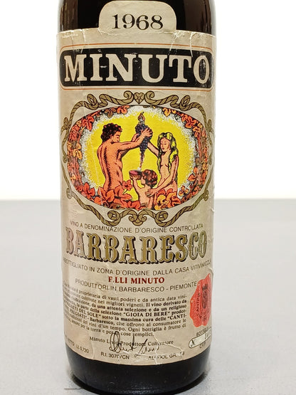 Barbaresco Fratelli Minuto 1968 bott. 72 cl 13%