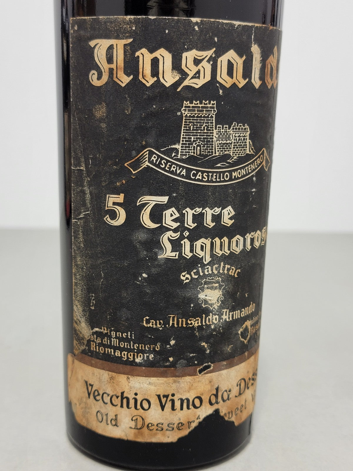 5 Terre Scaictrac Riserva 1957 Castello Montenero Ansaldo Armando bott. 72 cl 16%