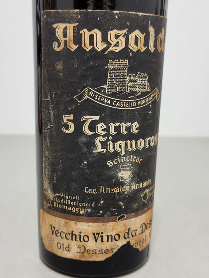 5 Terre Scaictrac Riserva 1957 Castello Montenero Ansaldo Armando bott. 72 cl 16%