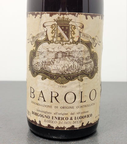 Barolo Enrico & Ludovico Borgogno 1975 Riserva bott.72 cl 14%