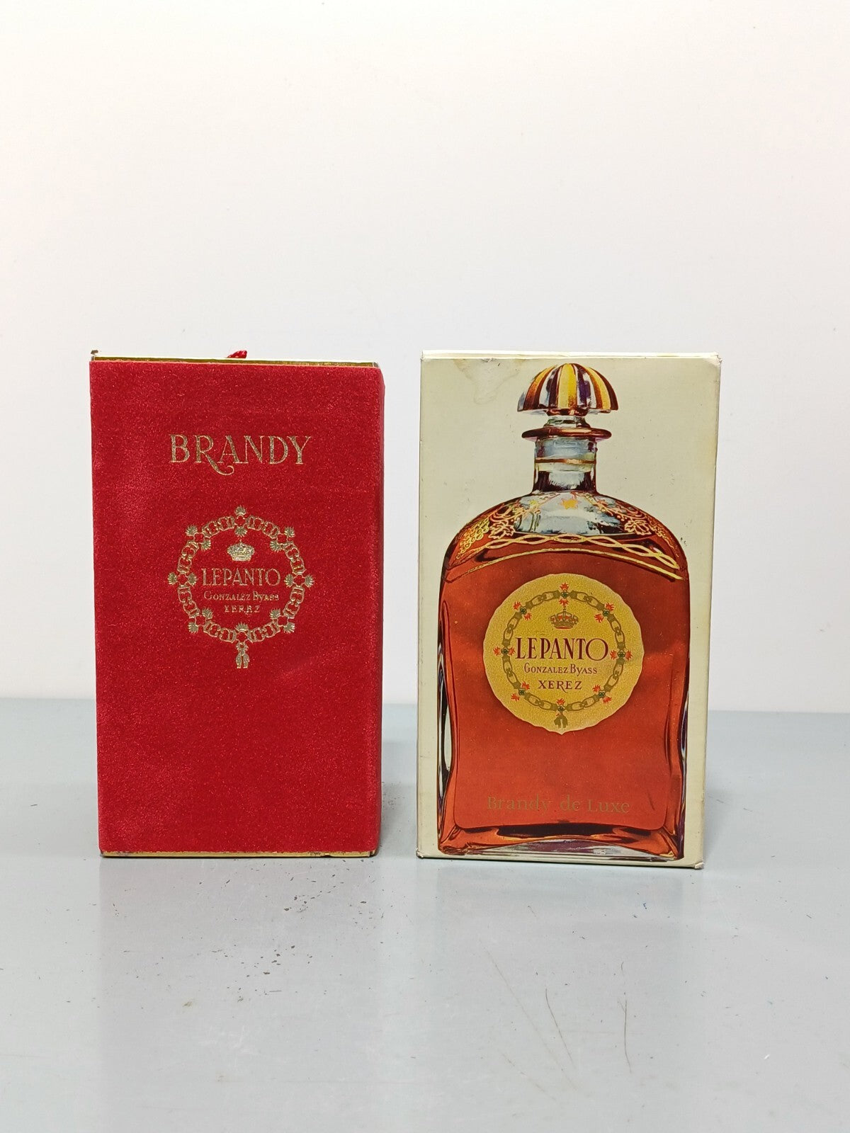Brandy Lepanto Gonzalez Byass Xerez anni 60-70 bott. 75 cl