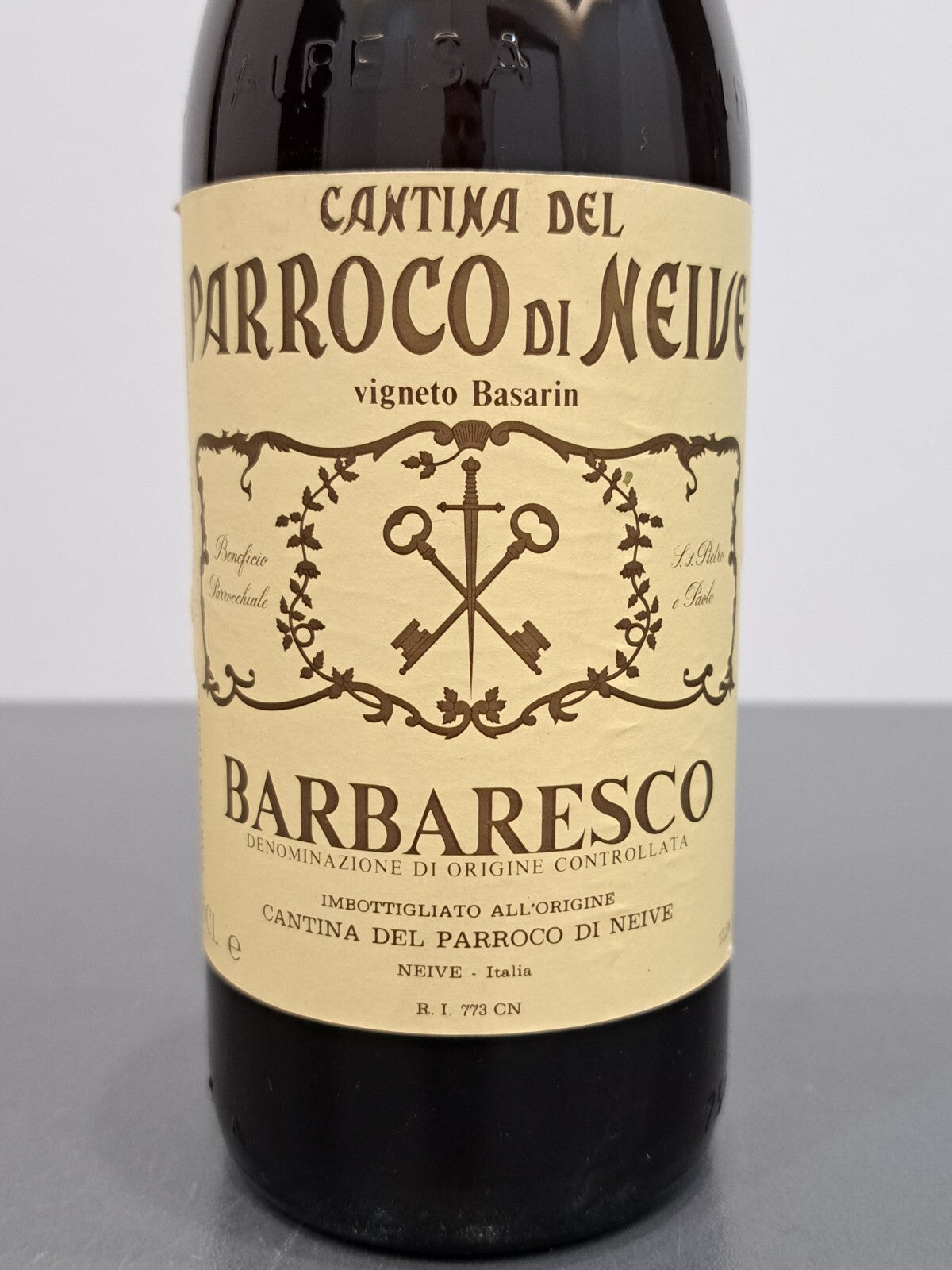 Barbaresco Parroco Di Neive 1978 Vigneto Basarin bott. 75 cl