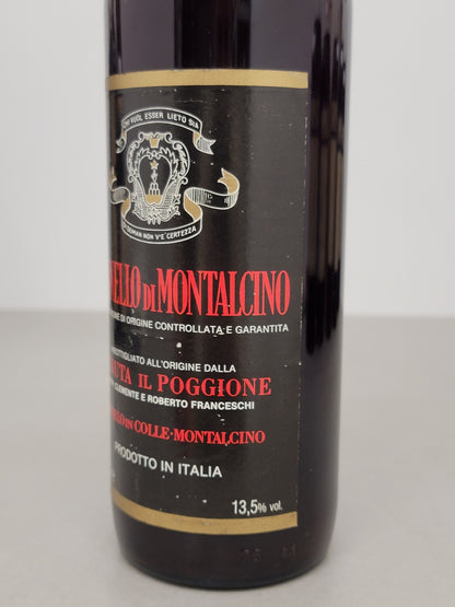 Brunello Di Montalcino IL Poggione 1984 bott.75 cl 13.5%