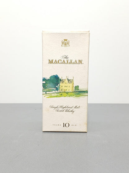 Whisky Macallan 10 years 1990s old Single Highland Malt Scotch Whisky bott 35 cl
