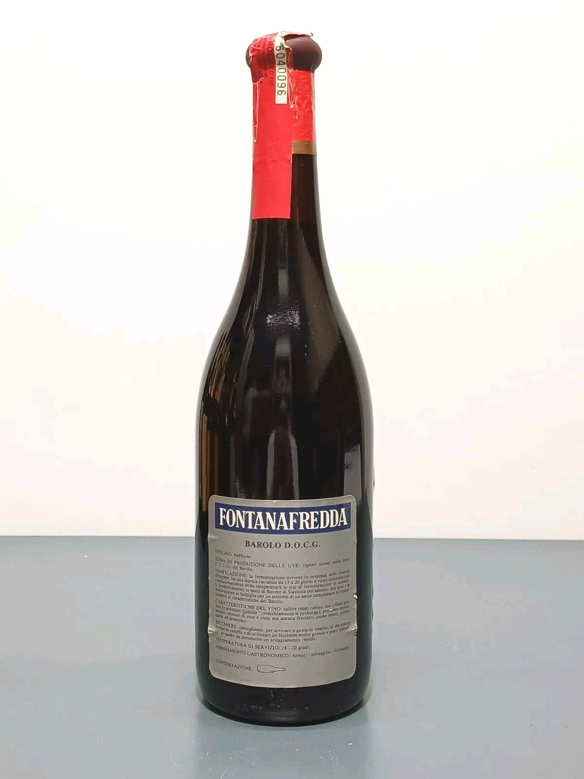 Barolo Fontanafredda 1982 Serralunga D'alba bott.75 cl 13%