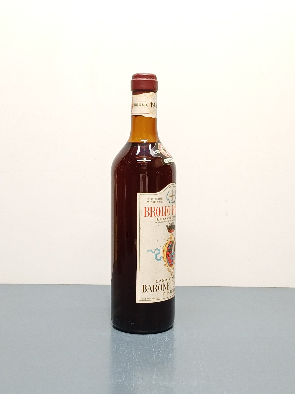 Vino 1958 Brolio Riserva Barone Ricasoli Chianti Classico bott.72 cl