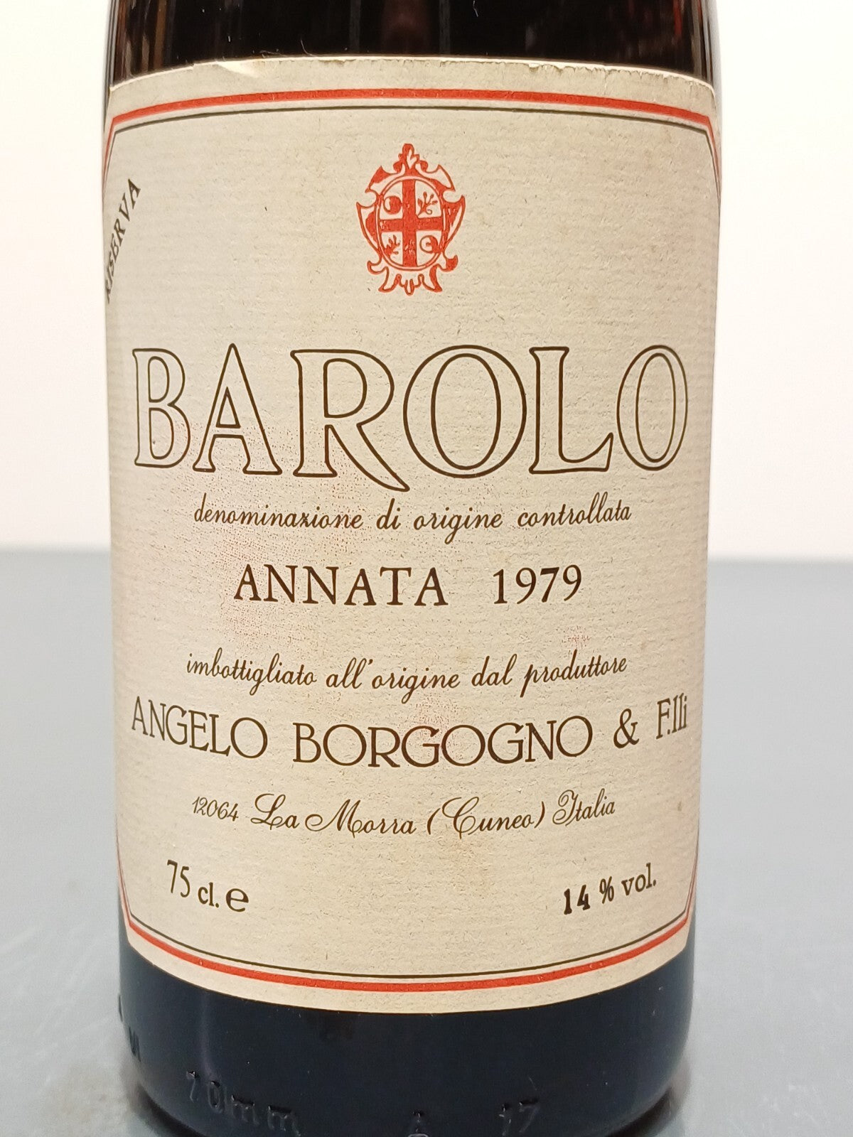 Barolo 1979 Angelo Borgogno La Morra Riserva bott.75 cl