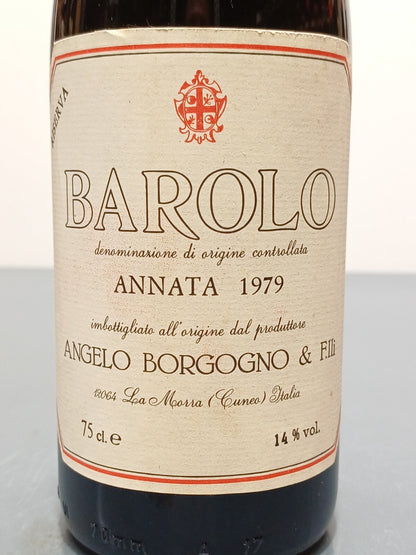 Barolo 1979 Angelo Borgogno La Morra Riserva bott.75 cl