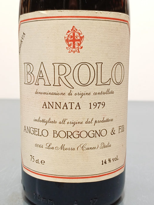 Barolo 1979 Angelo Borgogno La Morra Riserva bott.75 cl