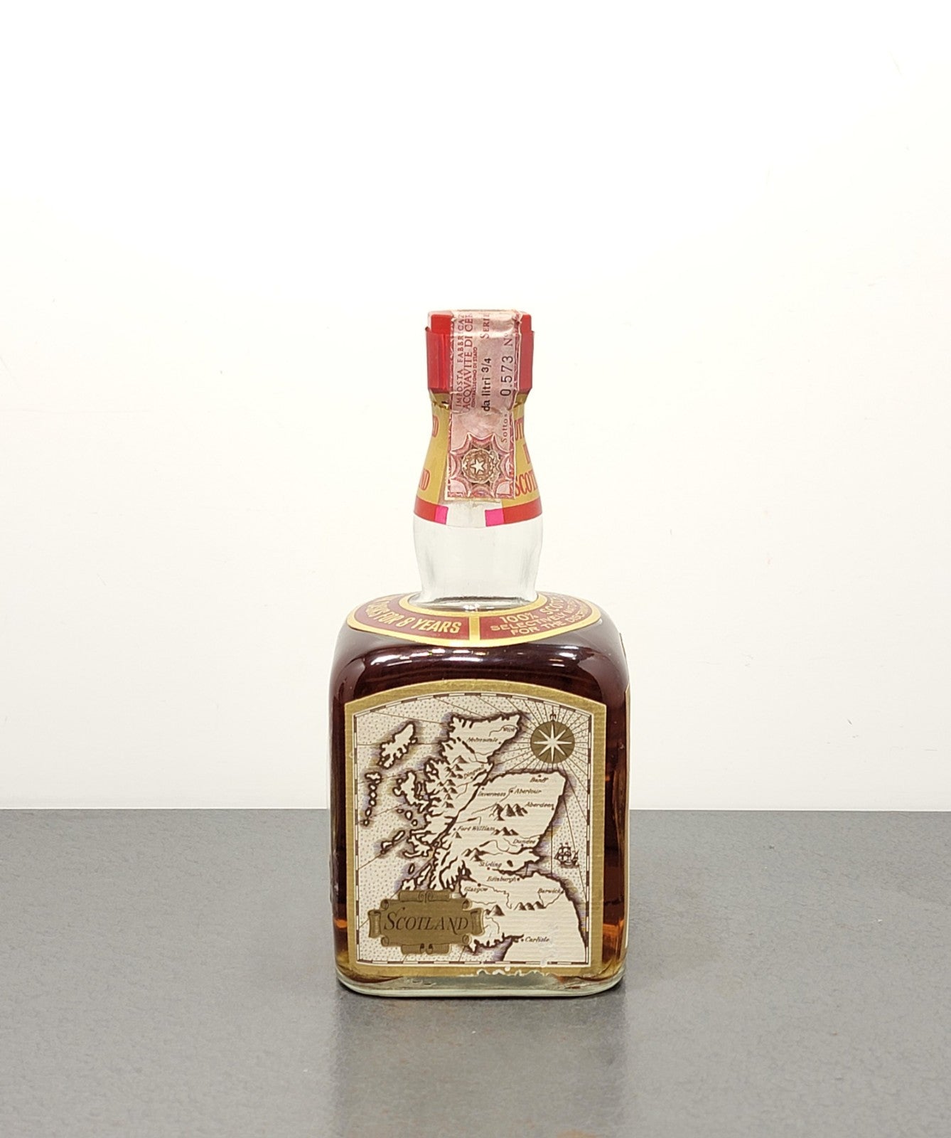 Whisky White Heather 8 years 1960s Blended Scotch Whisky De Luxe 75 cl 43.4%