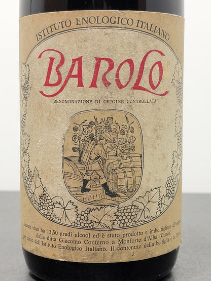 Barolo Conterno 1968 Istituto Enologico Italiano bott.72 cl 13.5%