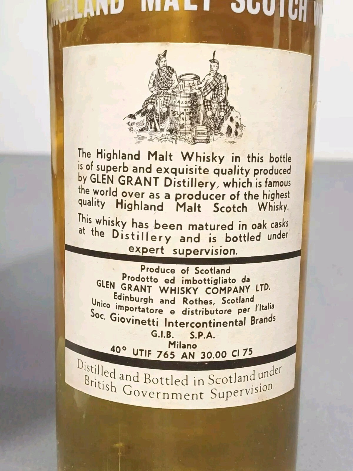 Glen Grant 5 years 1967 Highland Malt bott.75 cl 40%