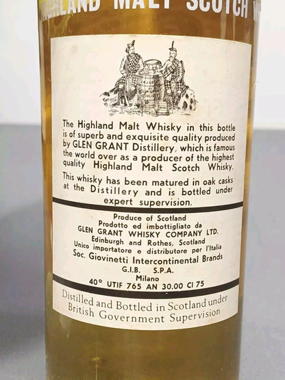 Glen Grant 5 years 1967 Highland Malt bott.75 cl 40%