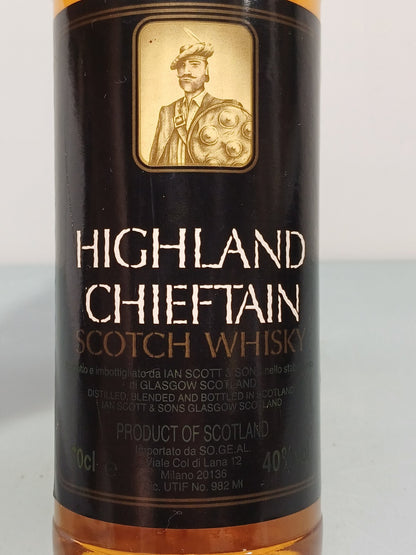 Whisky Highland Chieftain Ian Scott bott.70 cl