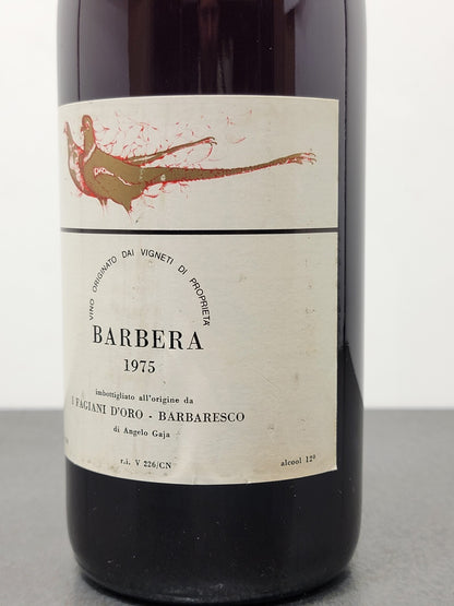 Barbera 1975 Gaja I Fagiani d'Oro bott. 72 cl 12%