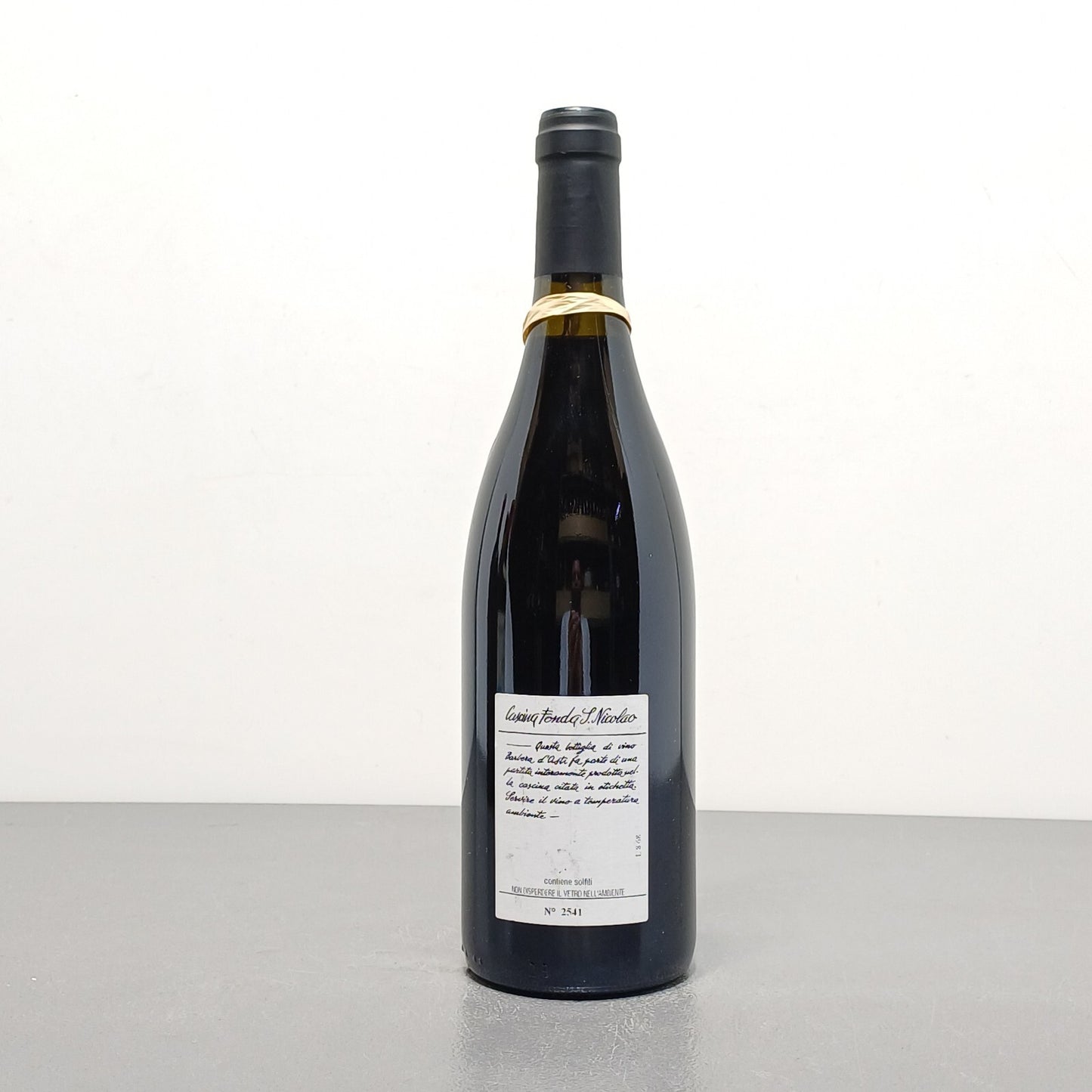 Barbera Guasti Clemente 2004 Fonda S.Nicolao Nizza Monferrato bott. 75 cl 13.5 %