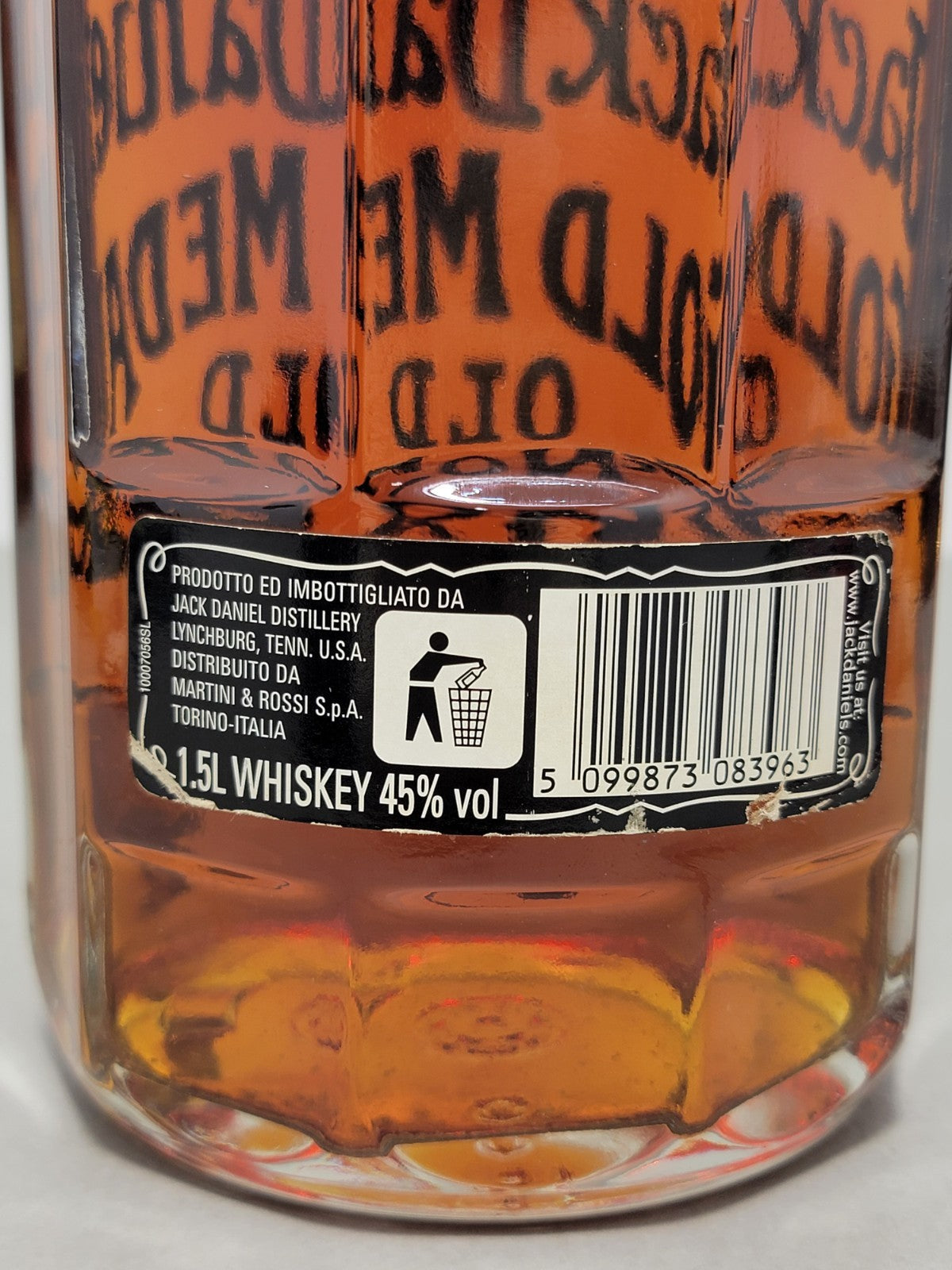 Whisky Jack Daniel’s 1904 Gold Medal Replica Bottle 2000 Old No.7 1,5 Litri 45%