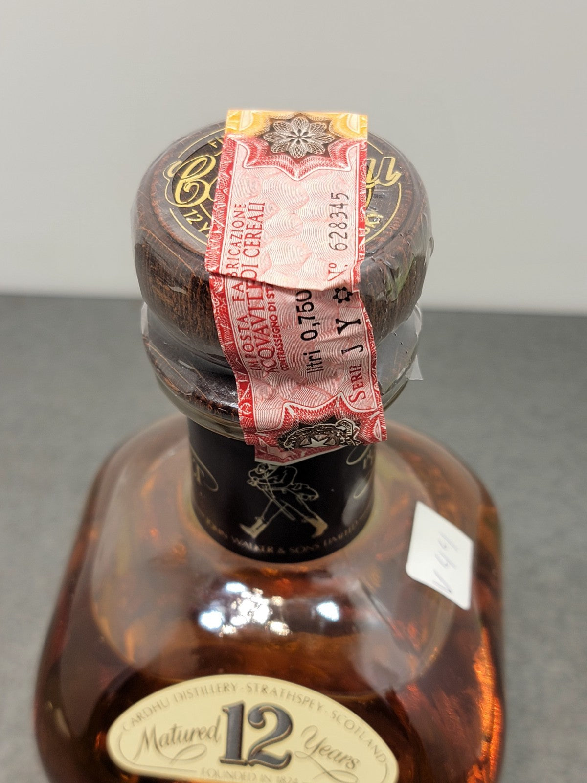Whisky Cardhu 12 years 1980s Pure Highland Malt Scotch Whisky bott.75 cl 40%