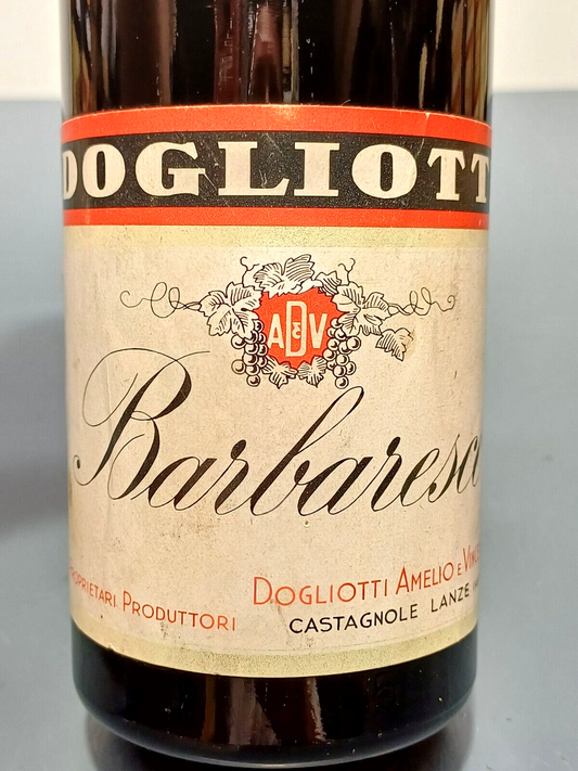 Barbaresco 1958 Dogliotti Amelio & Vincenzo Bott..75 cl
