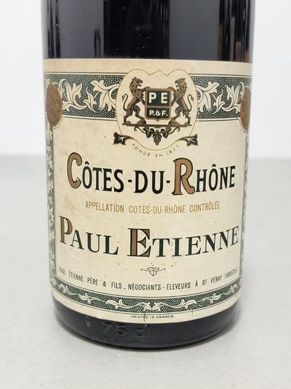 Cotes Du Rhone Paul Etienne 1972 Saint - Peray bott.75 cl 12%