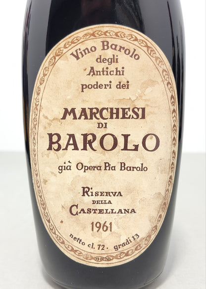 Barolo Marchesi 1961 Riserva Della Castellana bott. 72 cl 13%