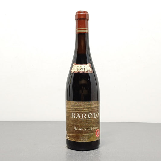 Barolo 1971 Abbazia S. Gaudenzio bott.75 cl 13.5%