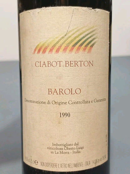 Barolo 1990 Ciabot Berton Oberto Luigi La Mora bott.75 cl