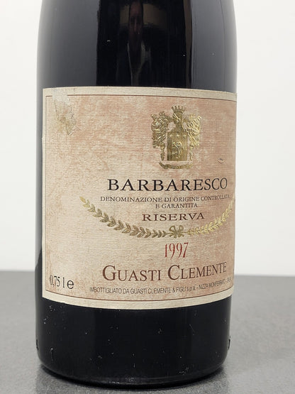 Barbaresco Guasti Clemente 1997 Riserva Nizza Monferrato bott. 75 cl 13.5%