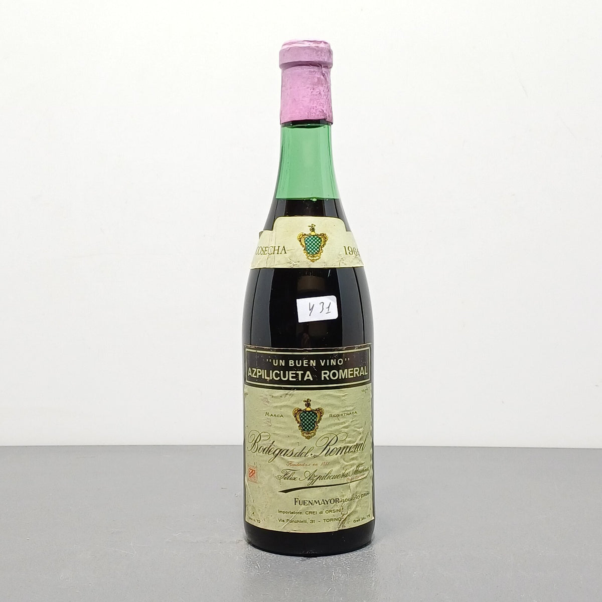 Bodegas 1964 del Romeral Azpilicueta bott.72 cl