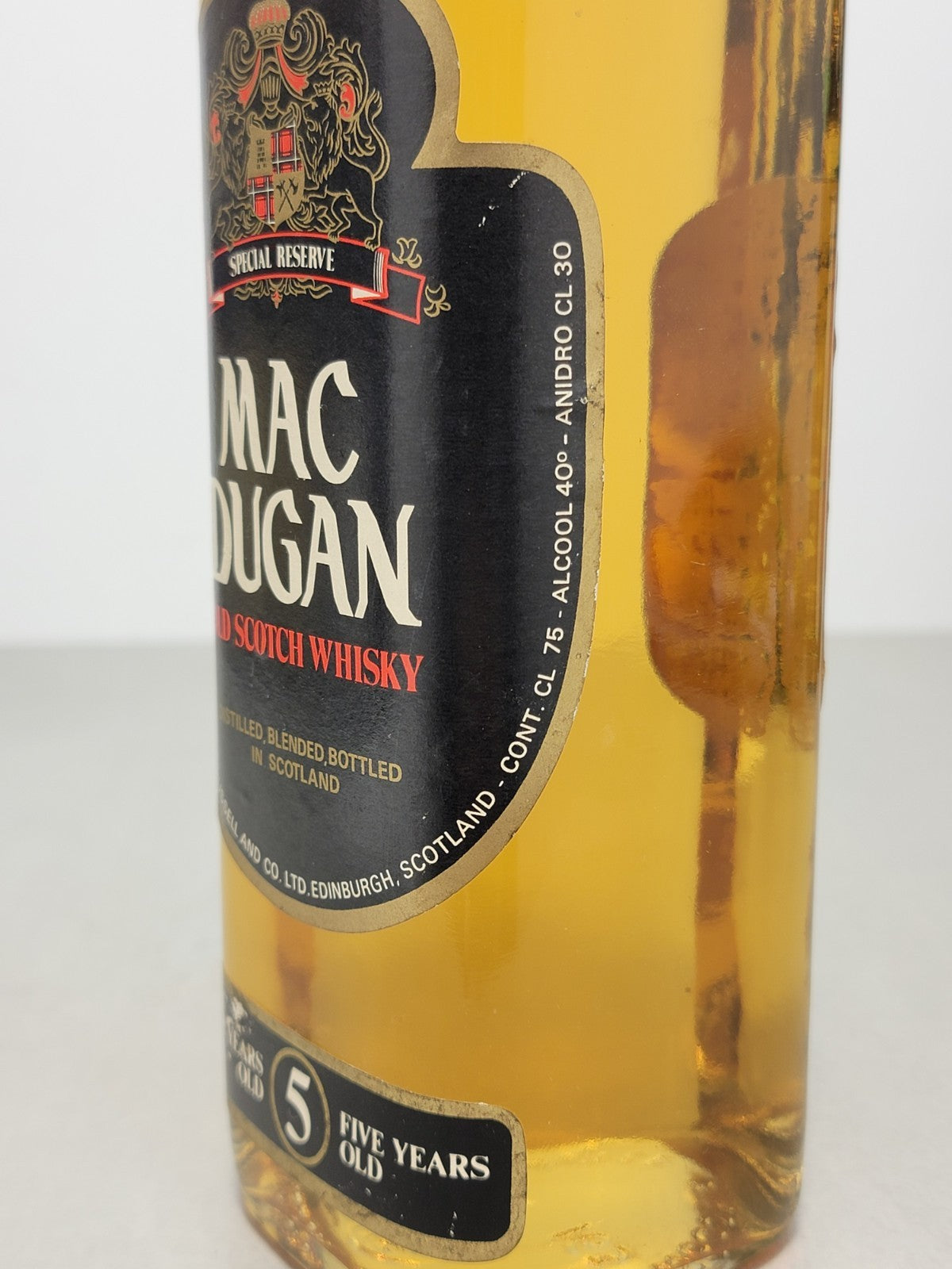 Whisky Mac Dugan 5 years 1977 Special Riserve Peter J Russell bott. 75 cl 40%