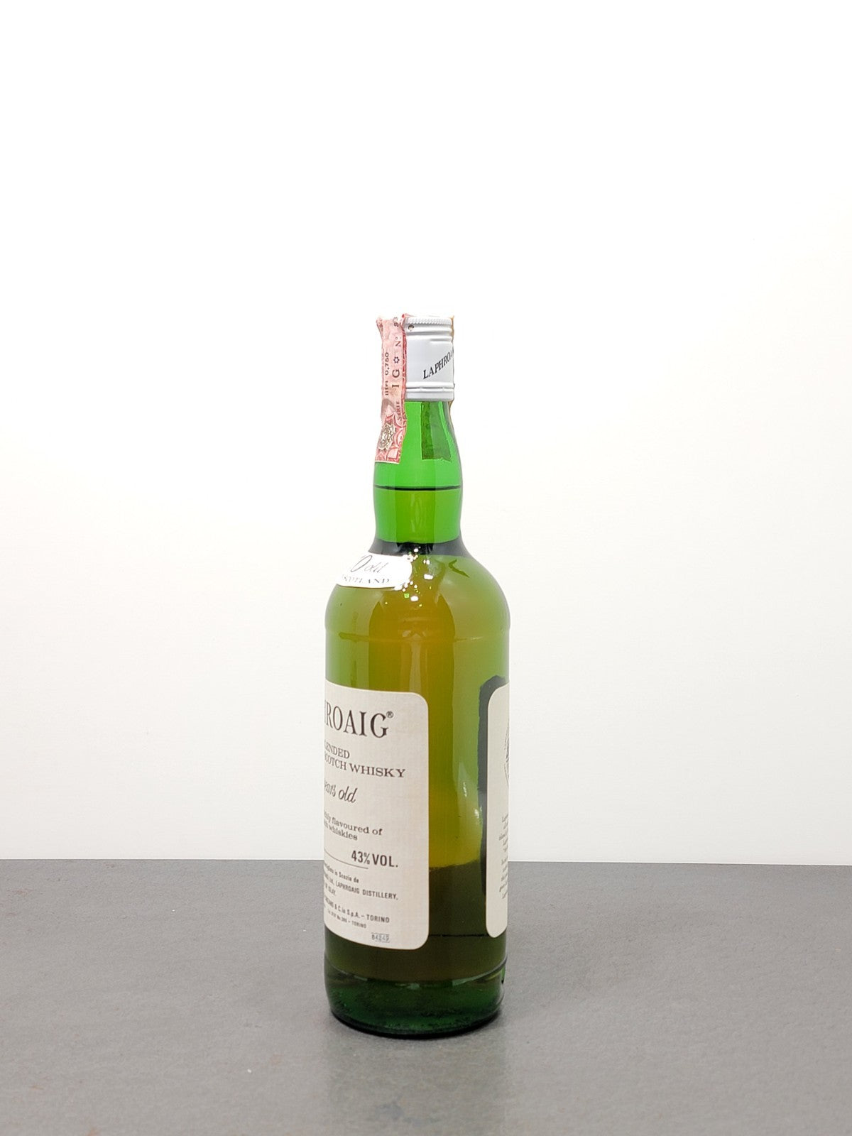Whisky Laphroaig Unblended 10 years 1980s Islay Malt Scotch Whisky 75 cl 43%