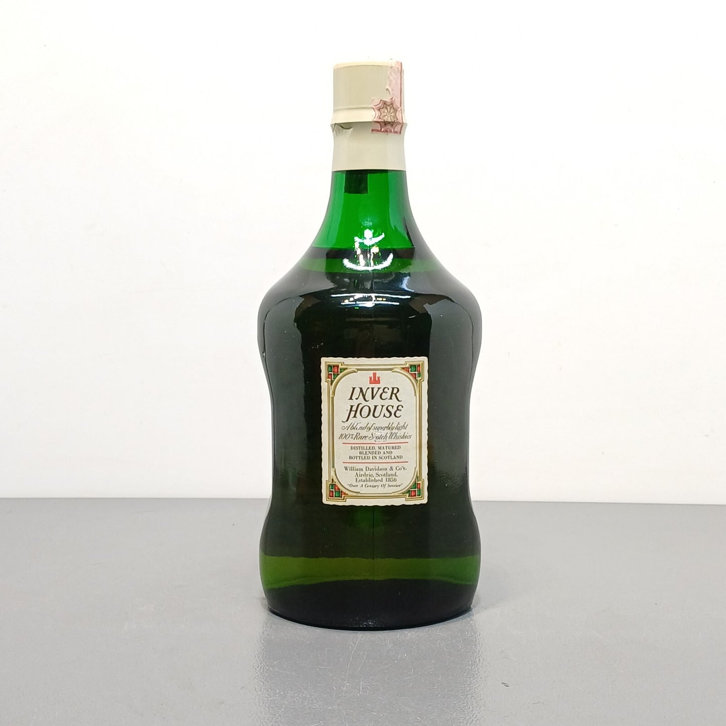 Inver House 1960s Green Plaid Rare Scotch Whisky Blended WilliamDavidson 2L