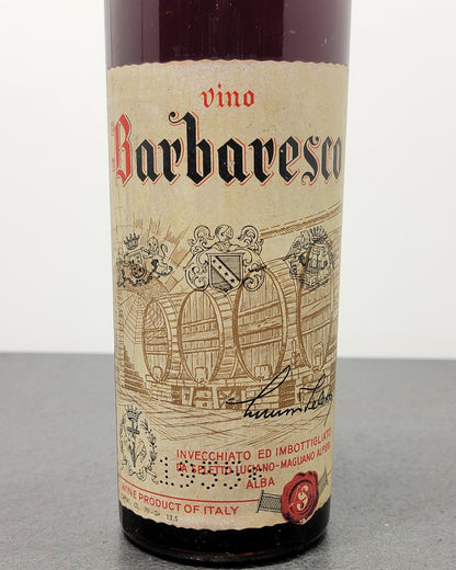 Barbaresco Seletto Luciano 1955 Magliano Alfieri Alba bott.70 cl 13.5%