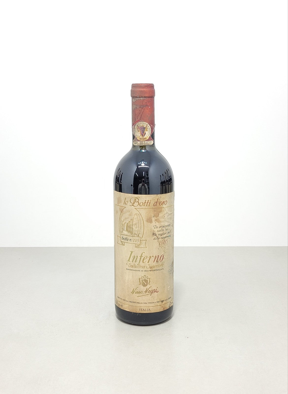 Inferno Nino Negri 1985 Le Botti D'oro Valtellina Superiore bott. 75 cl 12%