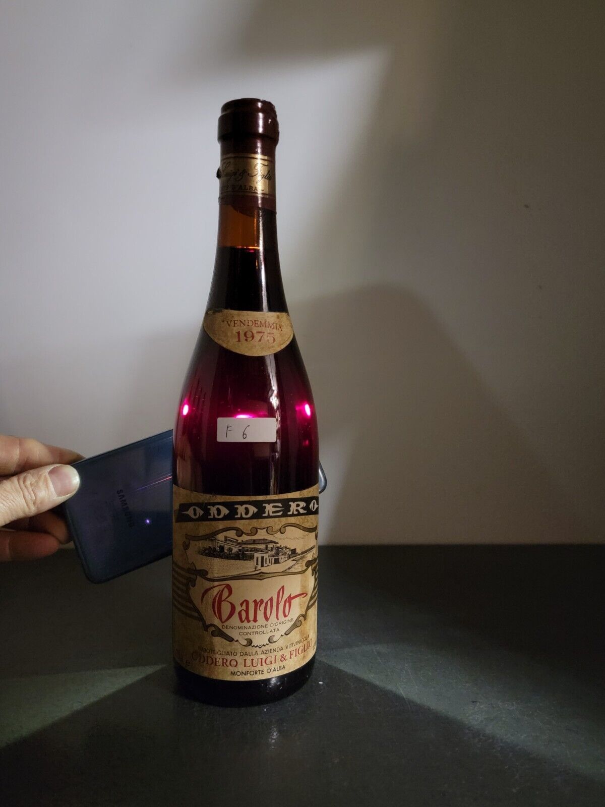 Barolo Oddero 1975 Monforte D'alba bott.75 cl 13.5%