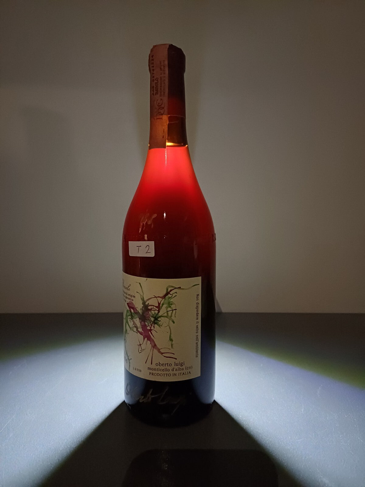 Barolo 1988 Oberto Luigi Monticello D'alba [Firmato Da Oberto Luigi] bott.75 cl