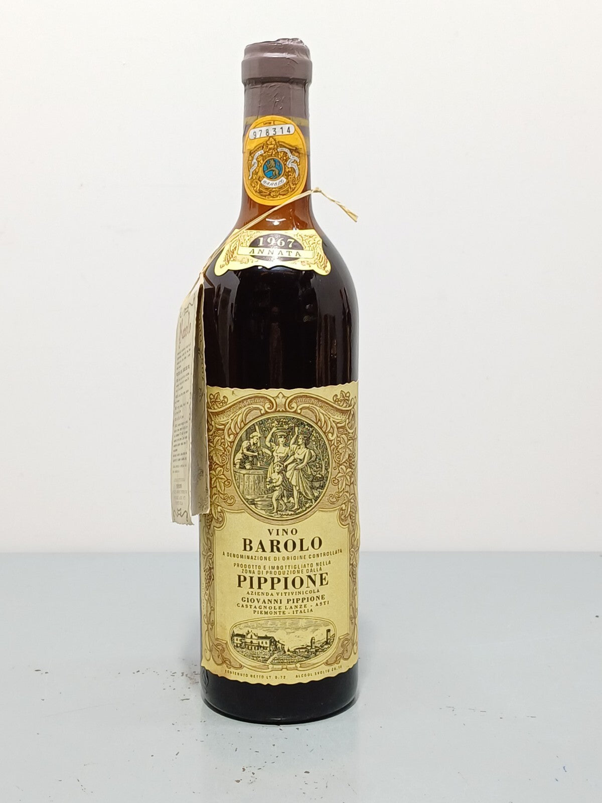 Barolo 1967 Giovanni Pippione bott. 72 cl