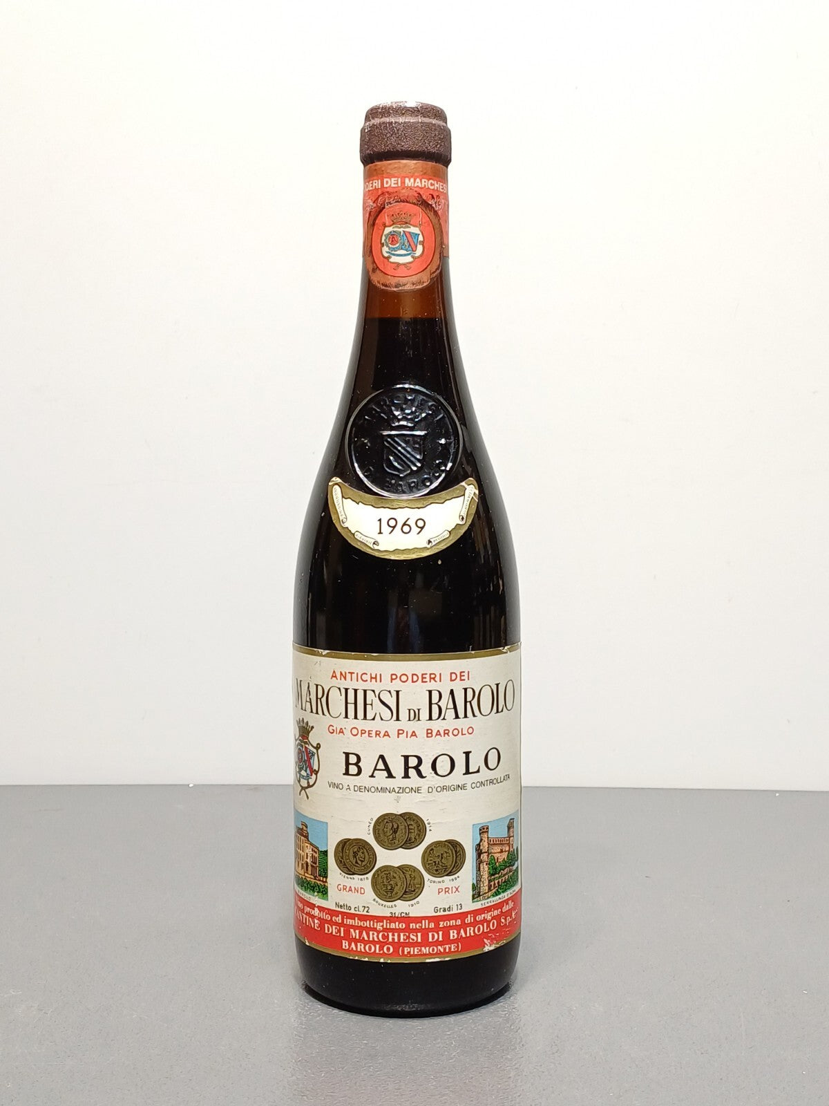 Barolo 1969 Marchesi di Barolo bott.72 cl 13%