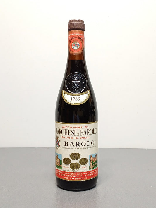 Barolo 1969 Marchesi di Barolo bott.72 cl 13%