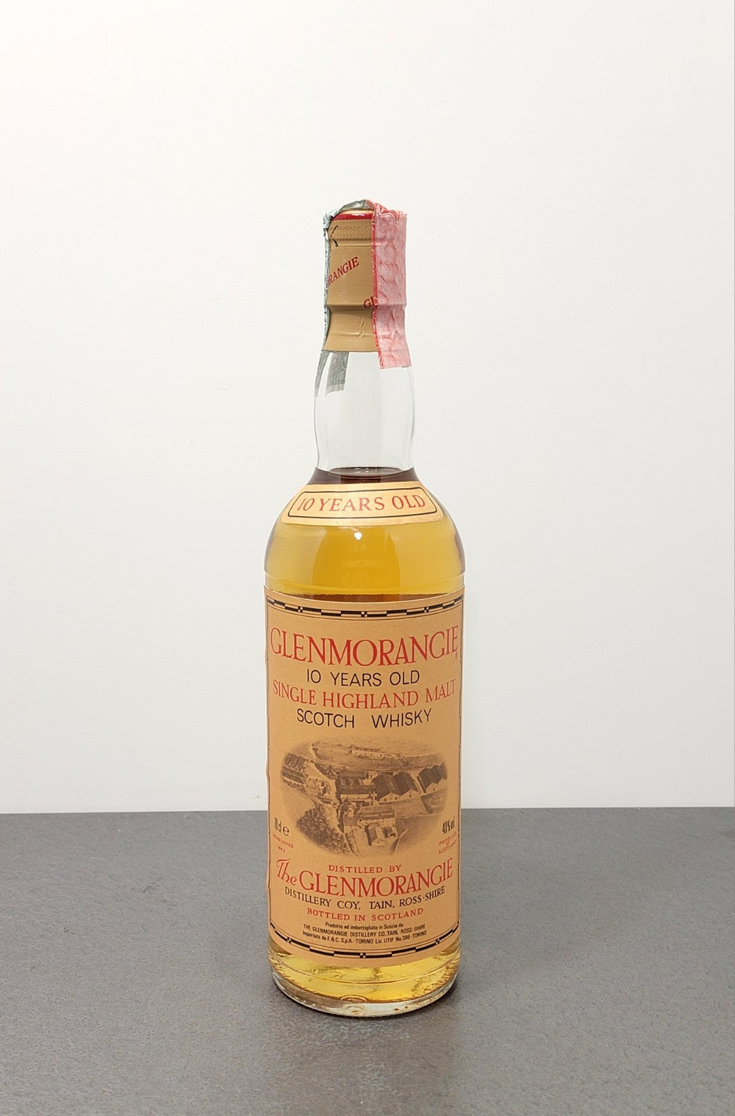 Glenmorangie 10 Years 1990s Old Single Highland Malt Scotch Whisky 70 cl 40%