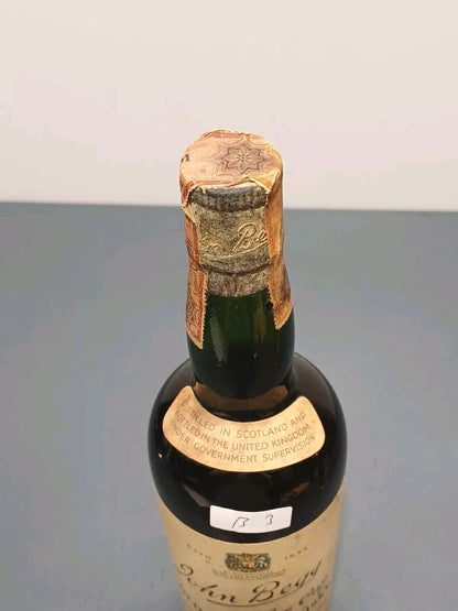 Whisky John Begg Blu Cap Blended Old Scotch Whisky bott.75 cl 1950s
