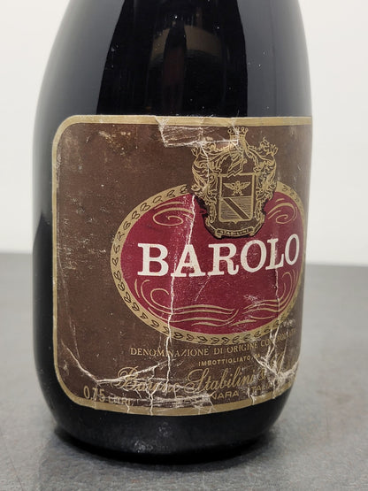 Barolo Barone Stabilini 1975 Vino Rosso bott.75 cl 13%