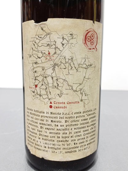 Barolo Carretta 1970 Cannubi Riserva Speciale bott. 72 cl 14%
