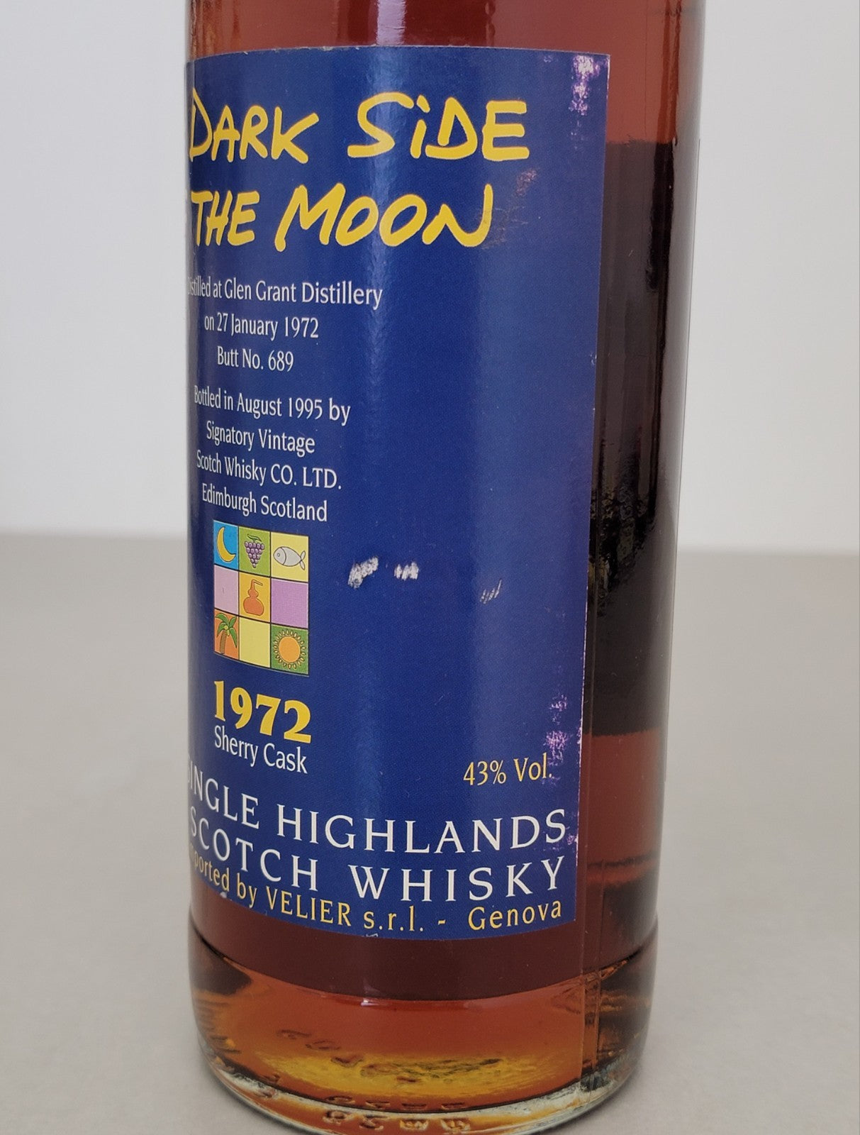 Whisky Glen Grant 1972 The Dark Saide Of The Moon Bottled 1995 bott. 70 cl 43%